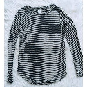OLD NAVY XS Petite Luxe Stripes Long Sleeves